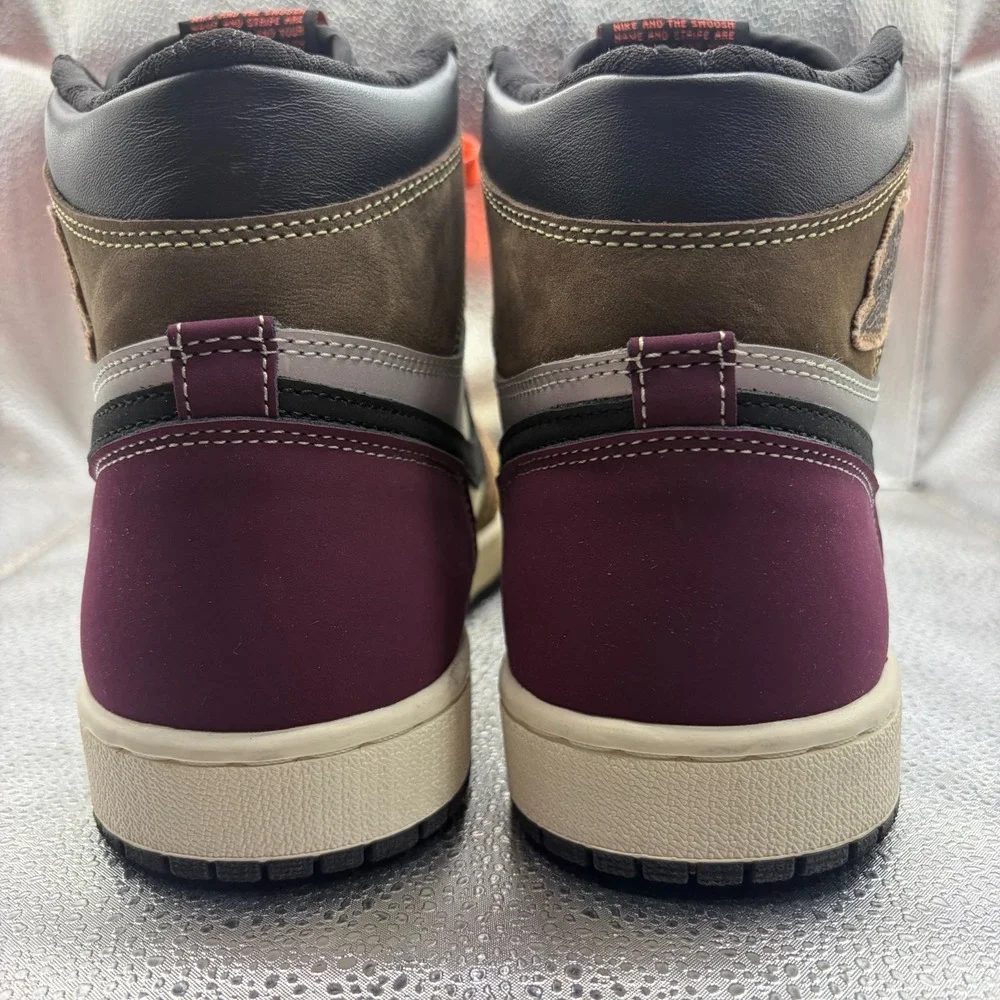 Size 10.5 Jordan 1 High OG Crafted 2021 Brown Mens Athletic Shoes DH3097-001